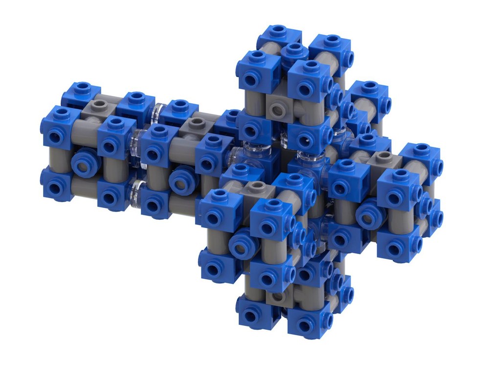 Lego Unfolded Tesseract