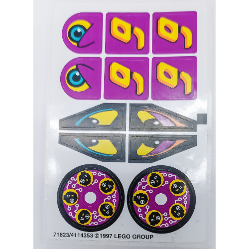 Lego Sticker Sheet 2 for Set 8257-1