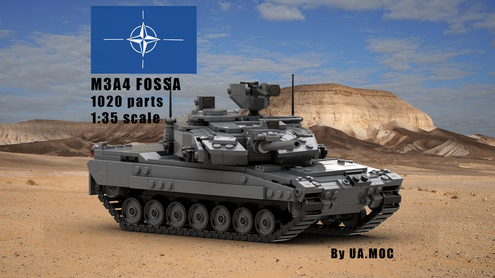 Lego M3A4 fossa mbt