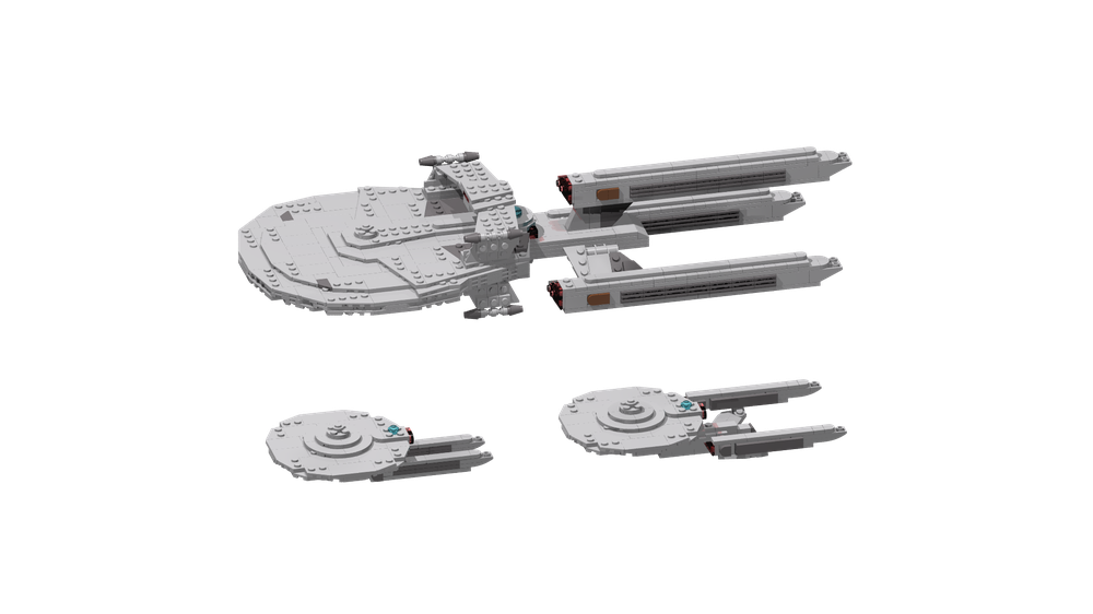 Lego Star Trek Tactical Assault Original Ships