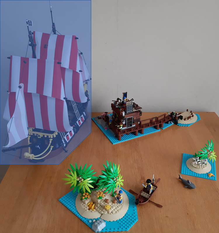 Lego 21322-1 Dock and islands