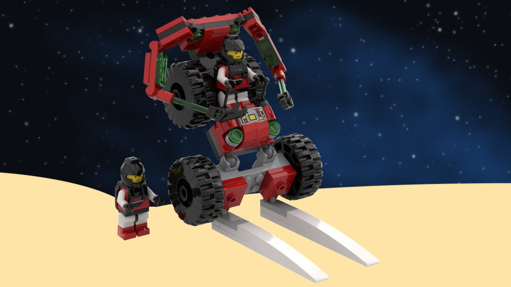 Lego M:TRON Prototype Fork-Mech Transforming Vehicle