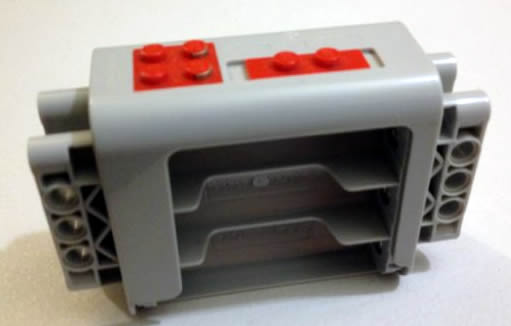 Lego Electric 9V Battery Box 4 x 11 x 7 without Battery Box Covers / Light Bluish Gray
