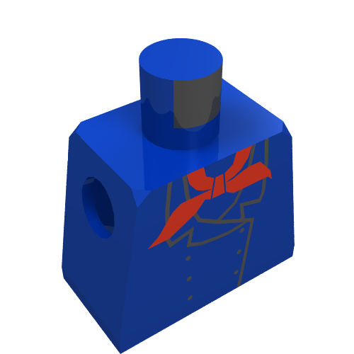 Lego Minifig Torso with Chef Print
