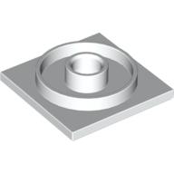 Lego Turntable 4 x 4 Square Base / White
