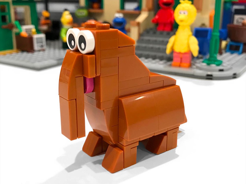 Lego Snuffleupagus for 123 Sesame Street