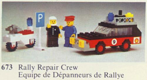 Lego Rally Repair Crew
