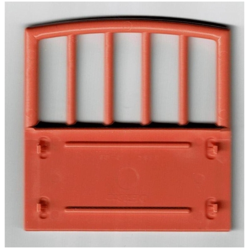 Lego Scala, Baby Crib Footboard 1 x 7 x 6 / Salmon