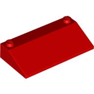 Lego Brick Sloped 33° 3 x 6 / Red