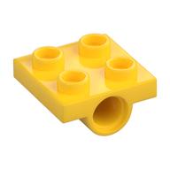 Lego Plate Special 2 x 2 with 2 Pin Holes / Yellow