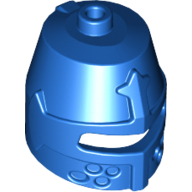Lego Helmet Castle Closed with Eye Slit / Blue