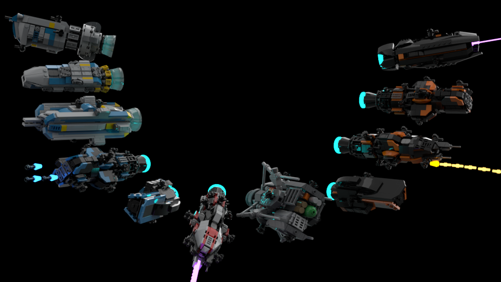 Lego The Expanse Ships