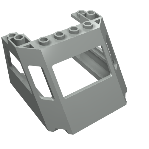 Lego Train Front Sloping Top / Light Gray