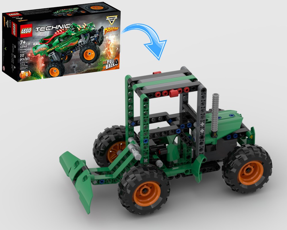 Lego Snowplow 42149 Alternative.