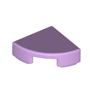 Lego Tile Round 1 x 1 Quarter / Lavender