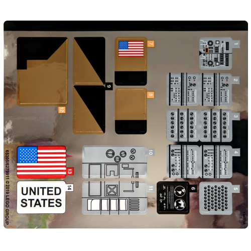 Lego Sticker Sheet for Set 10266-1 / [No Color/Any Color]