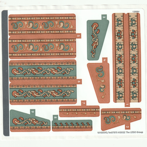 Lego Sticker Sheet for Set 40579-1