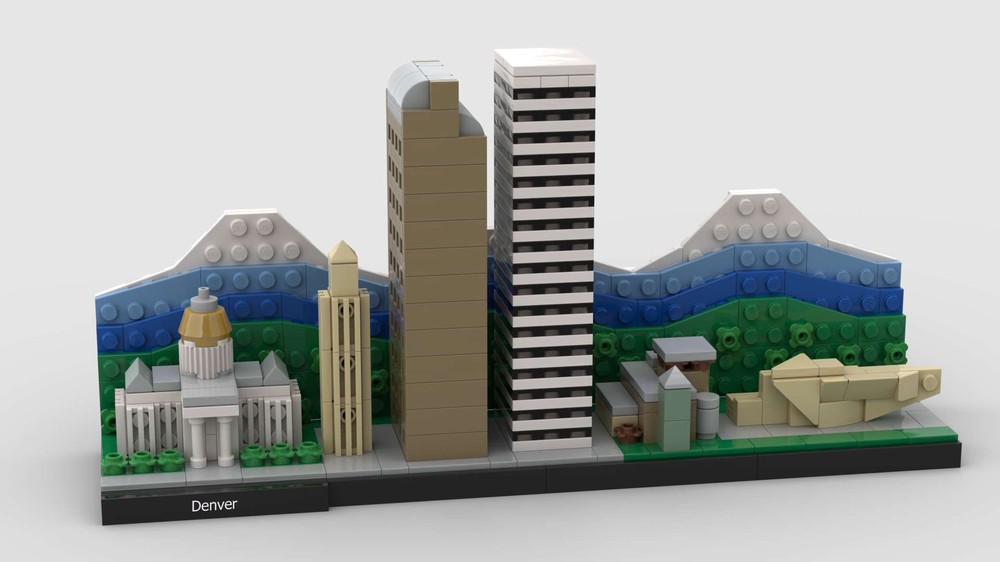 Lego Denver Skyline