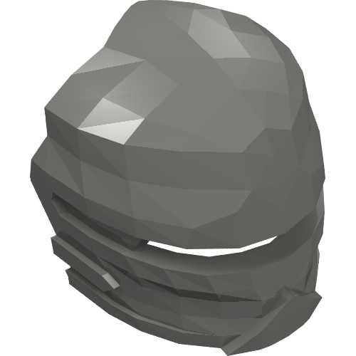 Lego Headwear Accessory Visor Fanciful for Santis Minifig / Dark Bluish Gray