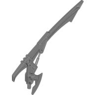 Lego Large Figure Weapon Blade, Hook (Chirox) / Flat Silver