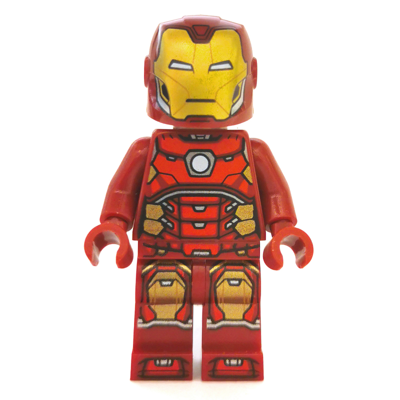 Lego Iron Man Mark 43 Armor, Visor Printed on Helmet