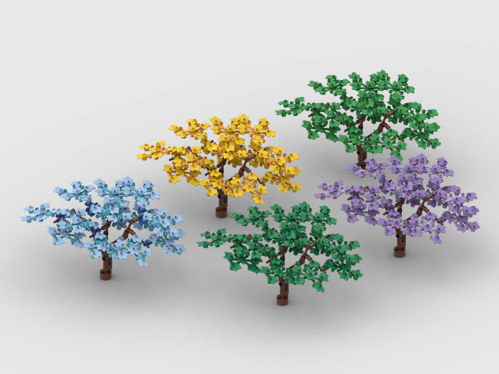 Lego Colorful Trees #3
