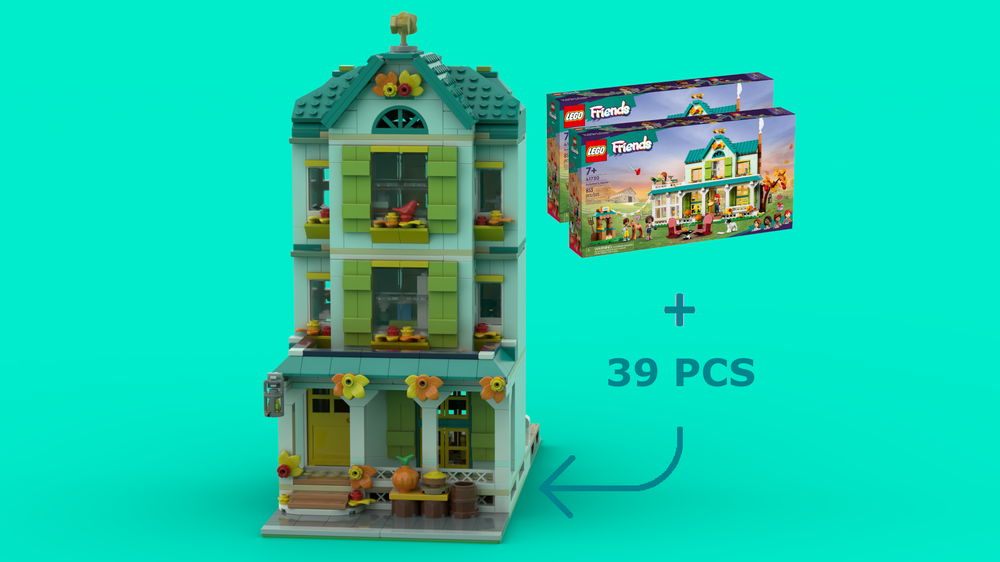 Lego Autumn Apartment Modular Building
