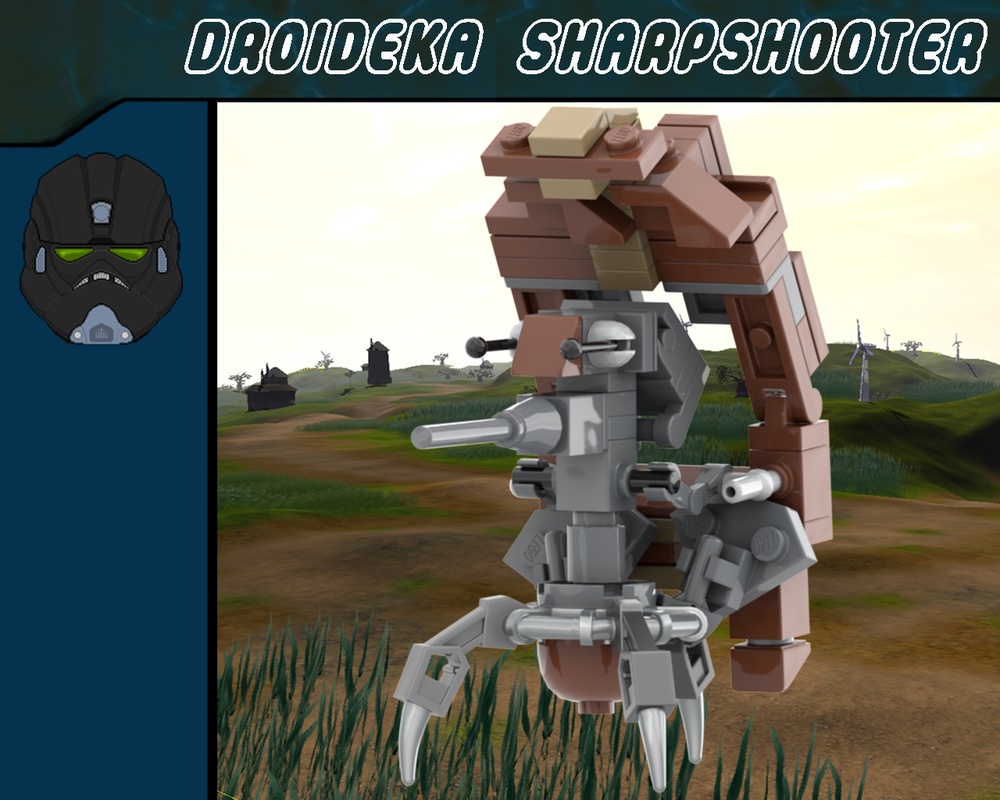 Lego Sharpshooter Droideka (Animated Style)