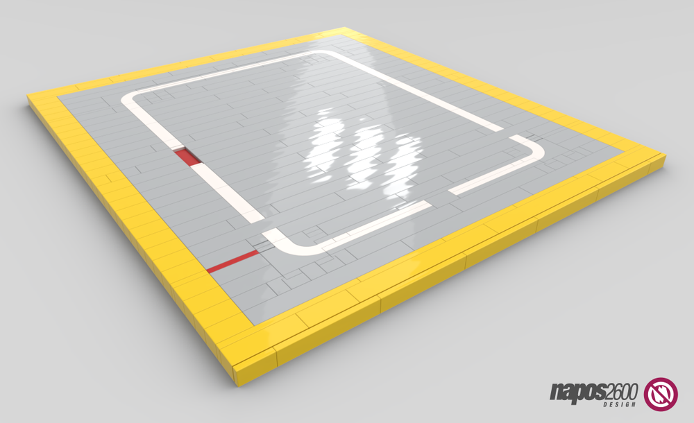 Lego Federation Shuttlecraft Landing Pad (Updated)