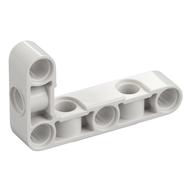 Lego Technic Beam 3 x 5 L-Shape Thick with Alternating Holes / White