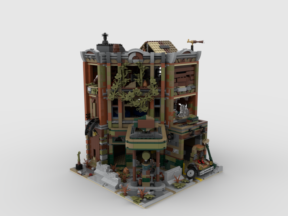 Lego set 10264 corner garage apocalypse version