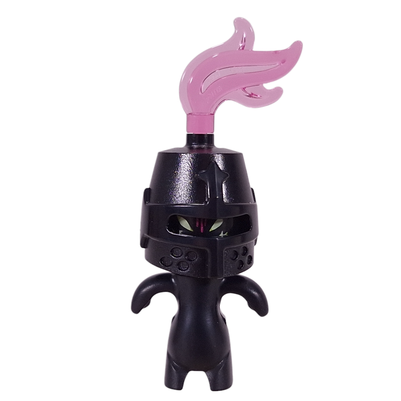 Lego Grimspawn, Knight Helmet, Trans-Pink Plume
