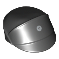 Lego Hat / Cap Imperial Officer with Silver Code Disc Print / Black