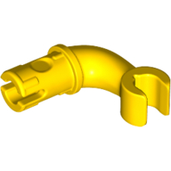 Lego Arm, Long, with Technic Pin / Yellow