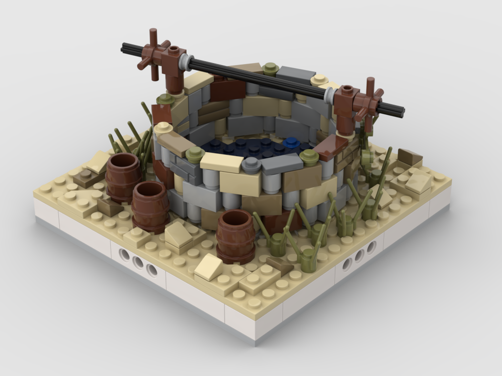 Lego Well for a Modular Desert village