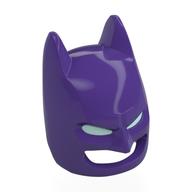 Lego Mask, Batman Cowl with Light Aqua Eyes Pattern / Dark Purple