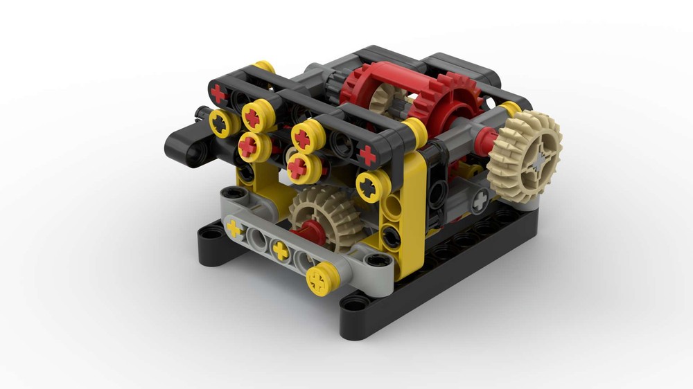 Lego 2 Speed Automatic Gearbox - Smooth & Compact