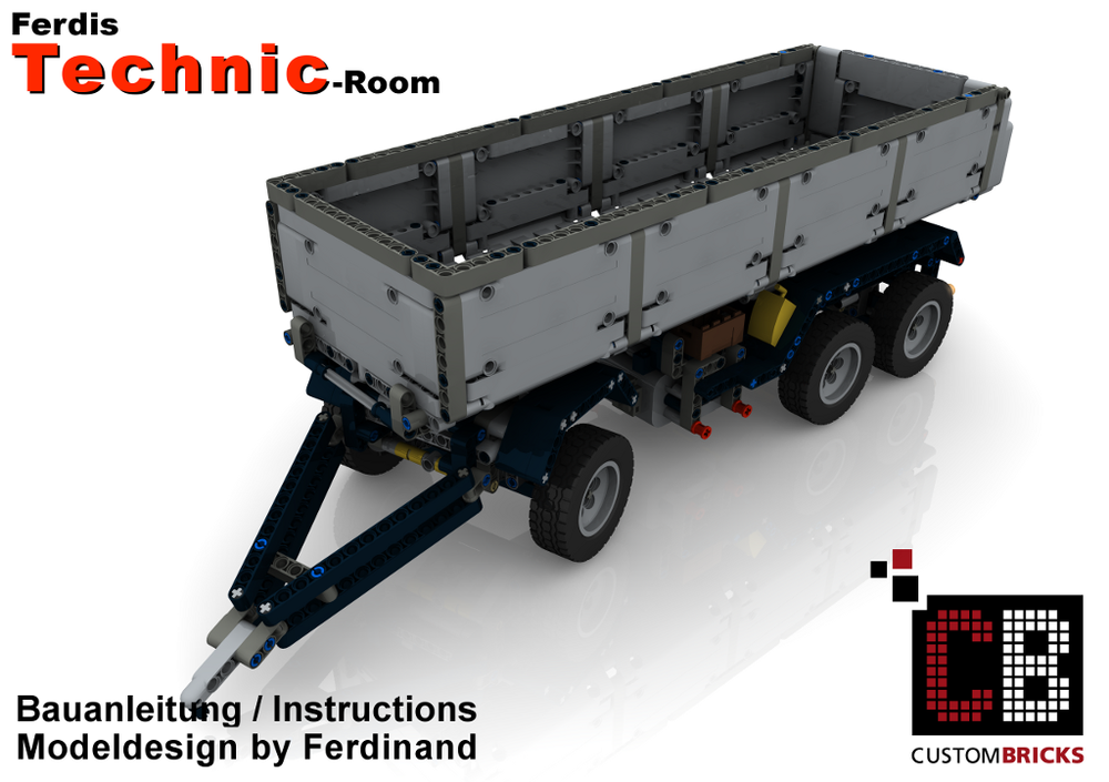 Lego 42043 Trailer 3-Axle