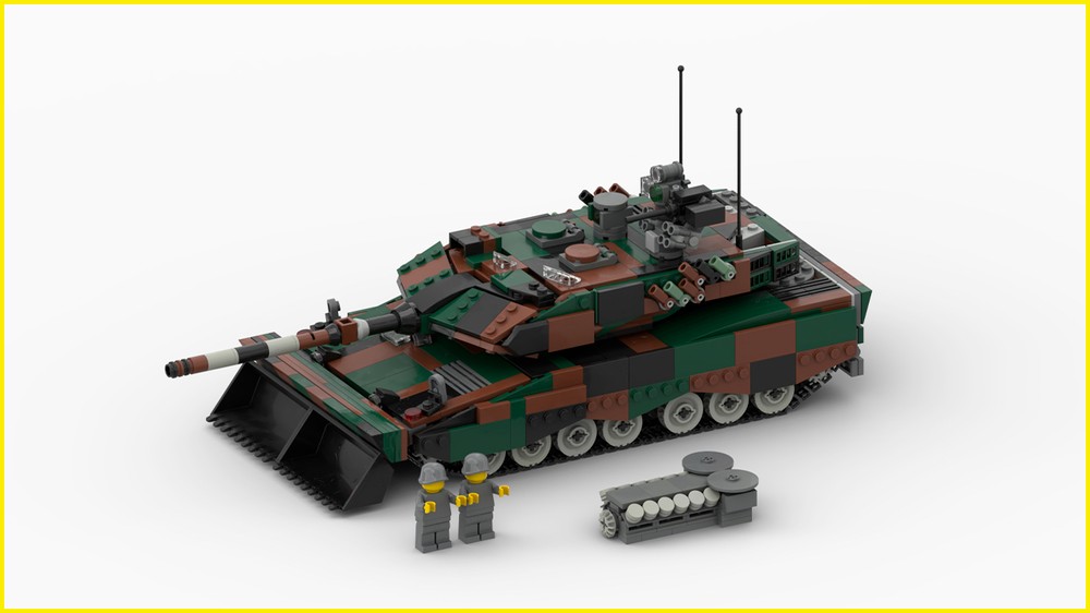 Lego Leopard 2 A7 MBT | Main Battle Tank | 1:34 Scale