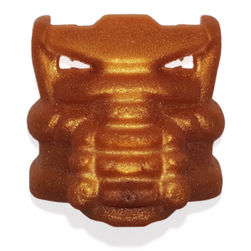 Lego Large Figure Mask Krana Xa / Reddish Gold
