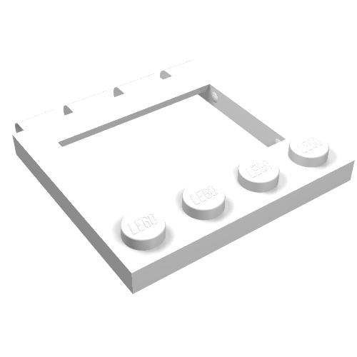 Lego Hinge Vehicle Roof 4 x 4 Sunroof without Ledges
