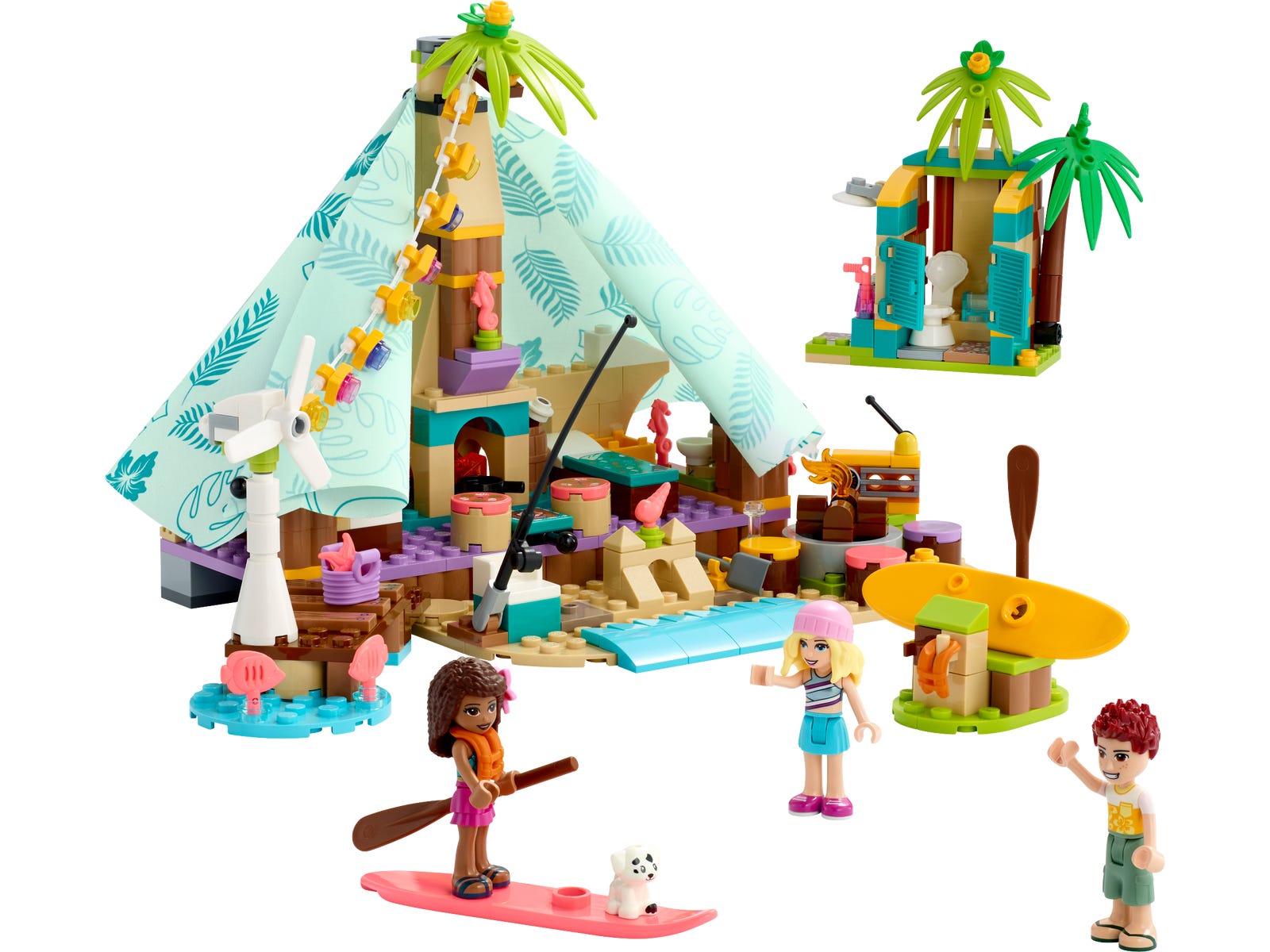 Lego Beach Glamping