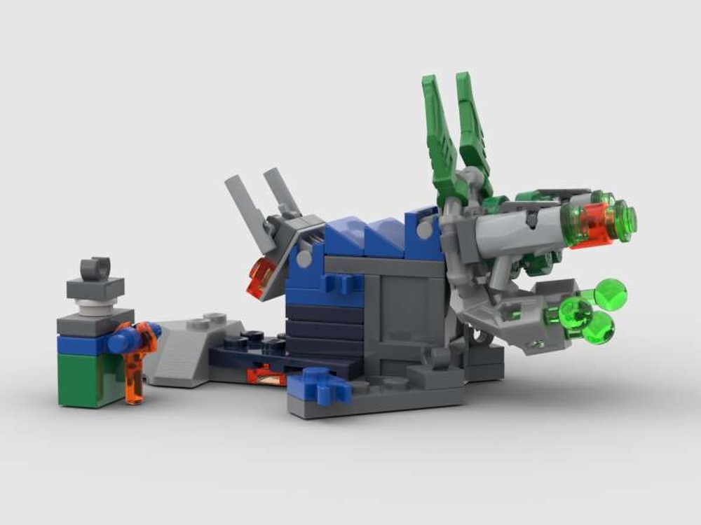 Lego Dragon Cannon and Guardian