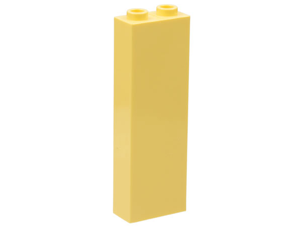 Lego Brick 1 x 2 x 5 / Light Yellow