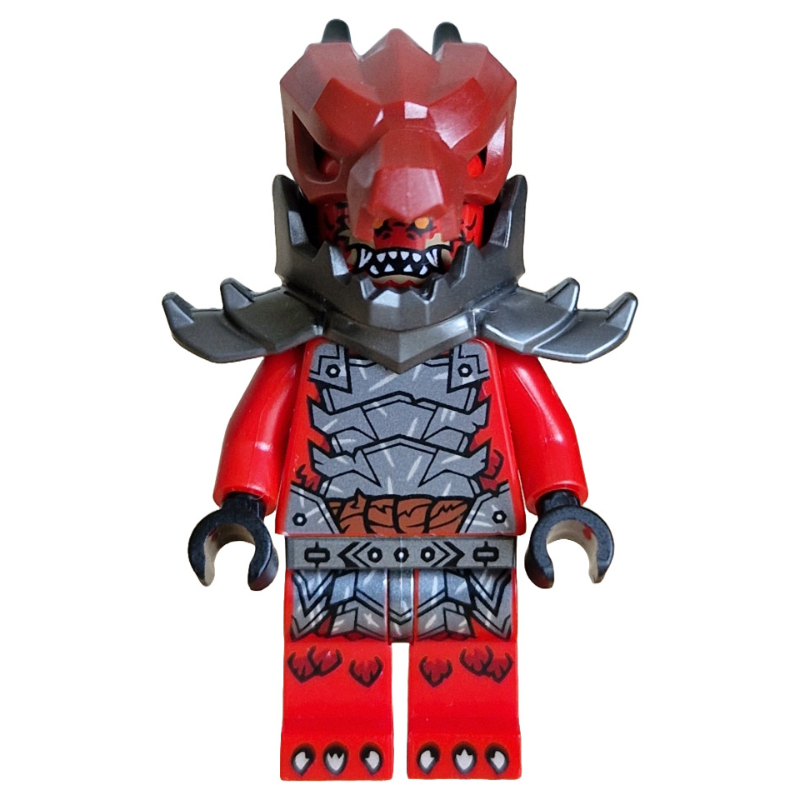 Lego Dragonian Warrior, Short Horns, 28621pr9762 Head