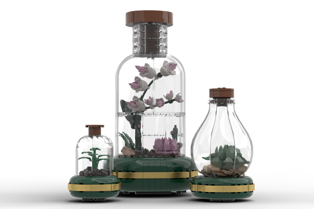 Lego Botanical Terrariums
