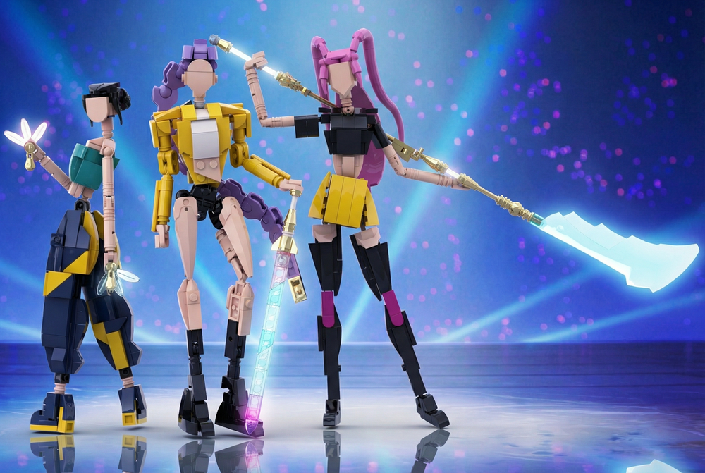Lego KPop Demon Hunters – HUNTR/X ! 🌟