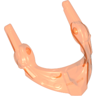 Lego Headwear Accessory Visor (Nexo Knights) / Trans-Neon Orange