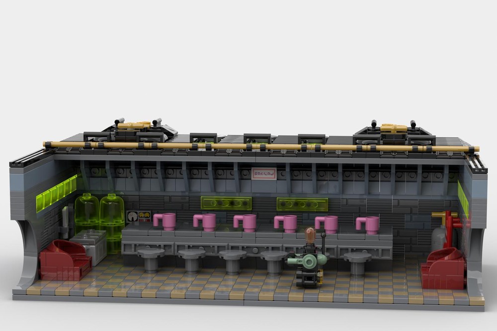 Lego Cyberpunk Bar