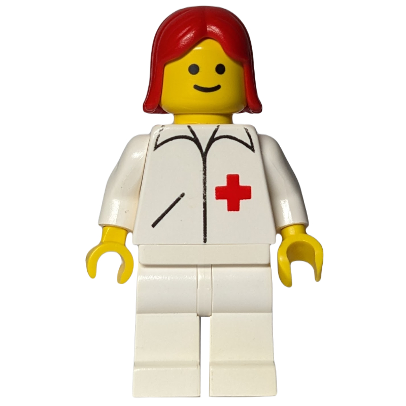 Lego Doctor - White Legs, Red Hair